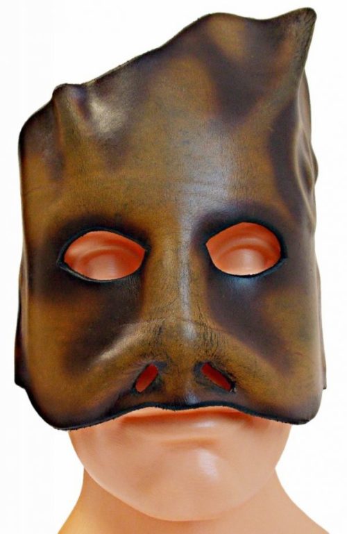 Kožená maska tvarovaná