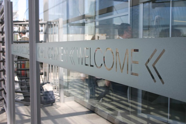 skleněná přepážka